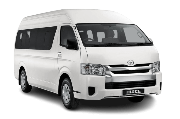 Riki Taxi Toyota Hiace for private group transport in Batam and Bintan